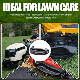 Foifatt installation guide image demonstrates quick mulch plug replacement.