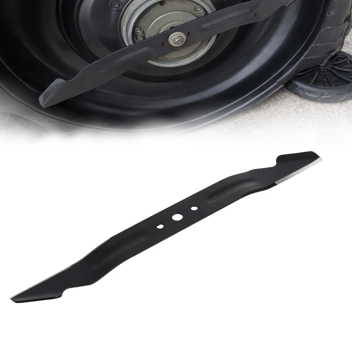 Foifatt AB2100 21-inch mulching blade with rust-resistant finish for EGO Power+ mower.
