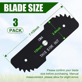 Foifatt EB-007 compatible edger blade for LE750 easy replacement.