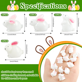 FOIMAS bunny figurines collection arranged for charming fairy garden scenes