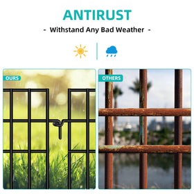 FOKEP durable outdoor fence suitable for yards and patios.