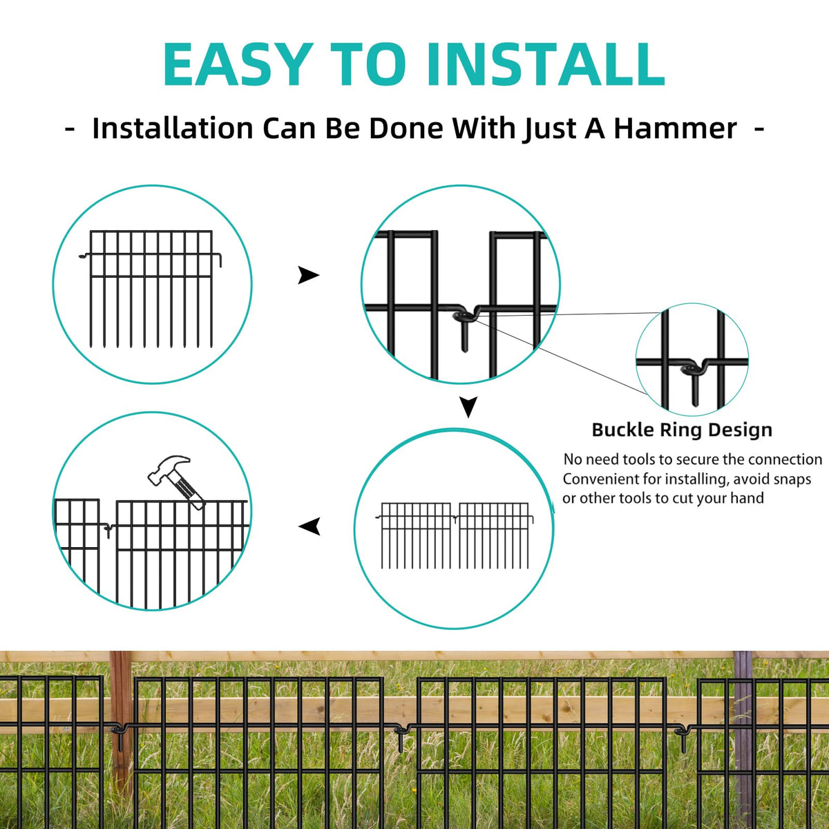 FOKEP easy ring-connection installation for quick setup.