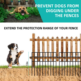 FOKEP rustproof welded metal fence withstands outdoor conditions.