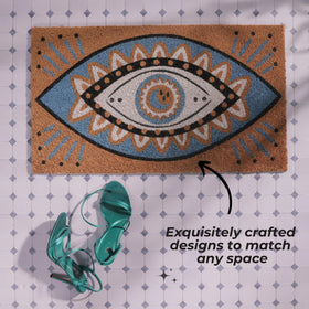 Folkulture anti-slip-front-door mat helps prevent slips on wet surfaces.