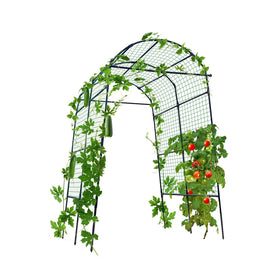 FOLLOOK garden arch trellis for outdoor climbing vines with sturdy frame