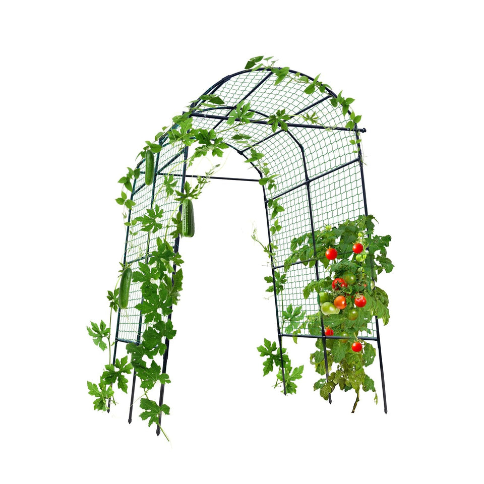 FOLLOOK garden arch trellis for outdoor climbing vines with sturdy frame