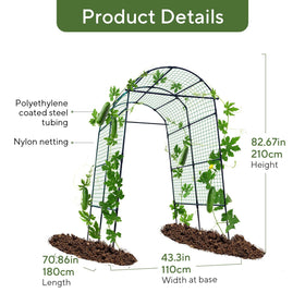 FOLLOOK plastic-coated steel plant support resists sun and rain