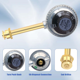 Folosem safety tubing extension protects the knob during setup.
