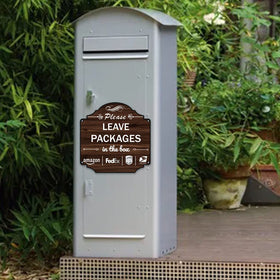 Folyming 12x12 sign improves readability from a distance in driveways.