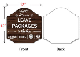 Folyming delivery sign outdoor use with easy mounting holes for quick installation.
