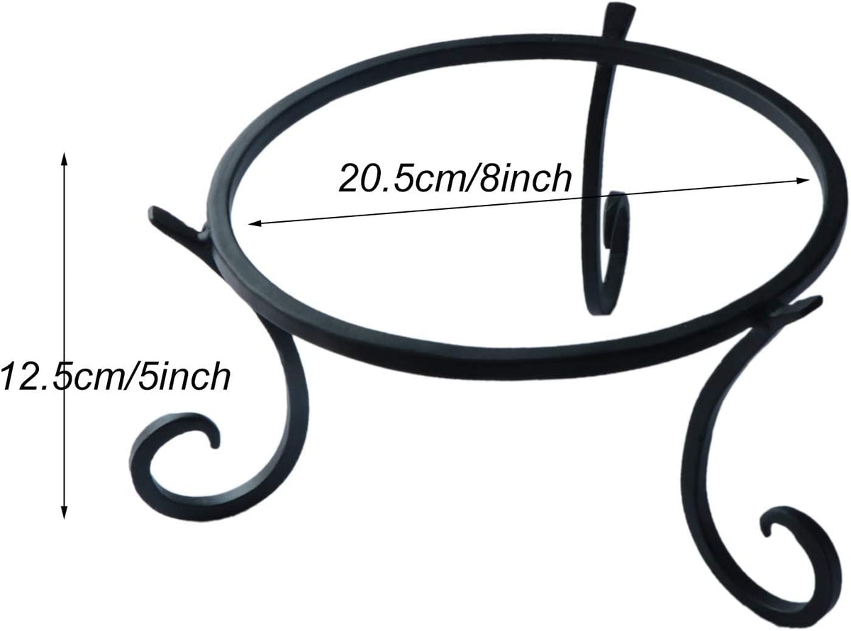 Folytiy gazing-ball stand supports 10–12 inch globes for patios.