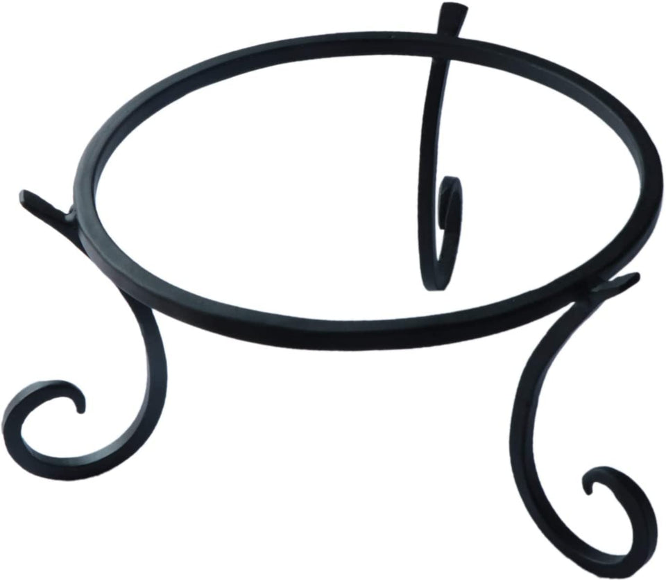 Folytiy gazing-ball stand with an 8-inch square base for stable outdoor displays.