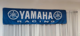 FOMSTOREG Yamaha banner flag indoor-display ideal for shop walls and events