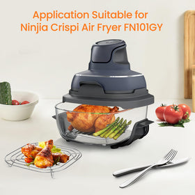 Fondpen Ninja Crispi rack side angle highlighting sturdy construction and stability