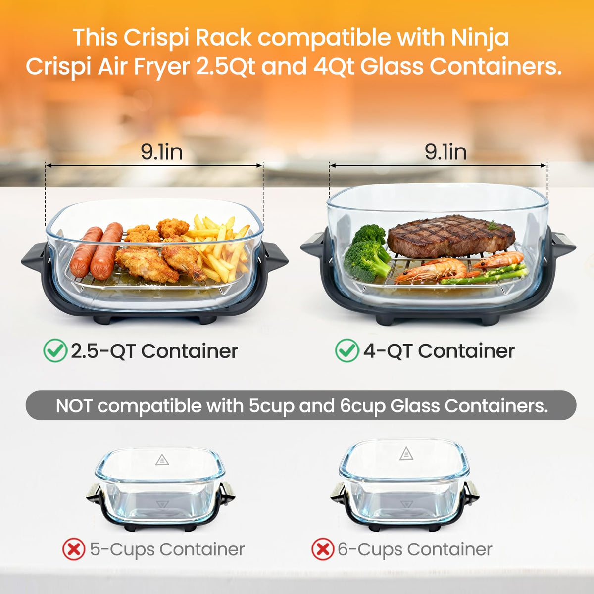 Fondpen rack with four sturdy feet providing stable cooking support