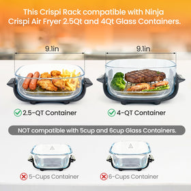 Fondpen rack with four sturdy feet providing stable cooking support