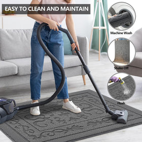 FONEYI pet-friendly door mat stands up to claws and mess