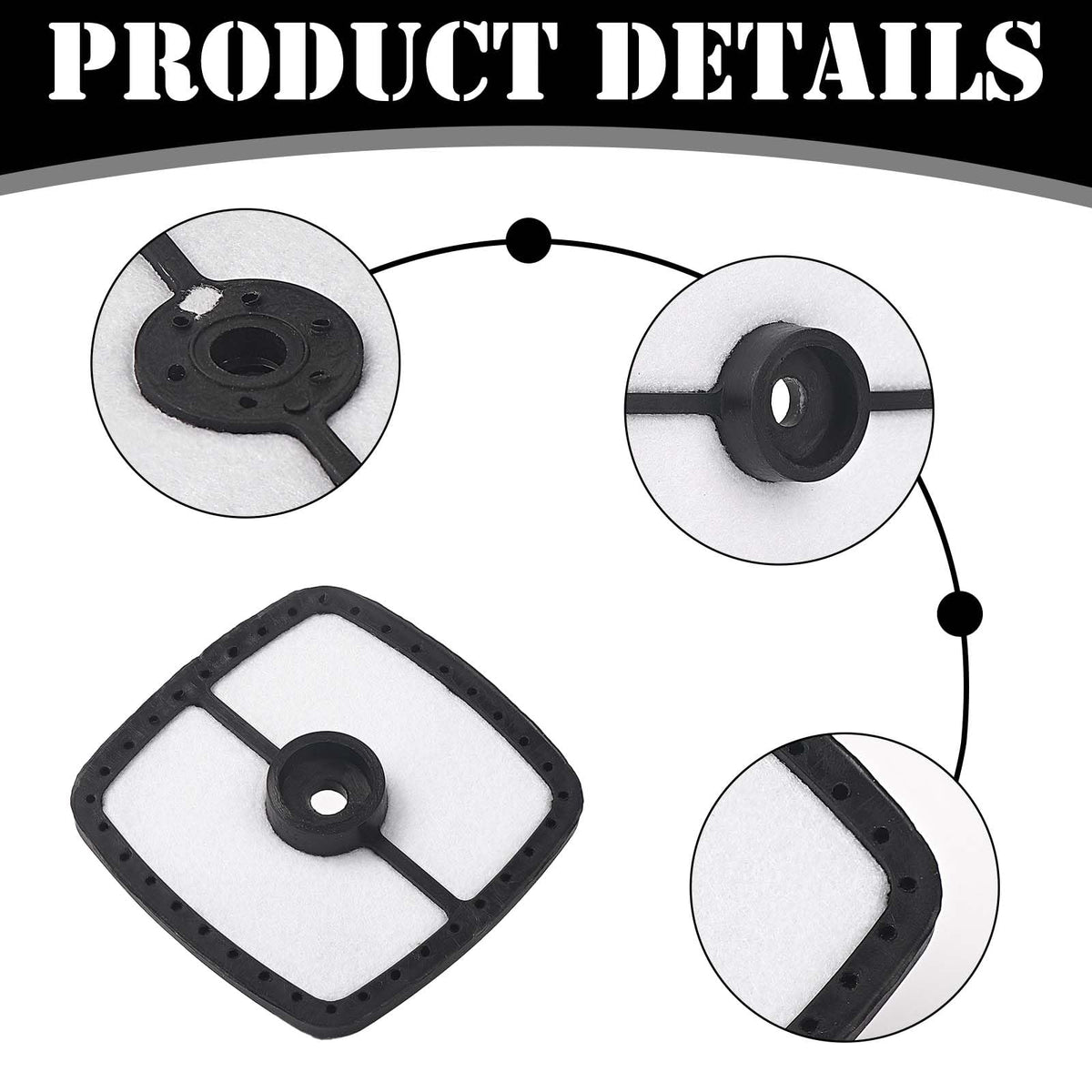 Fonixte installation guide image illustrates easy air filter replacement.