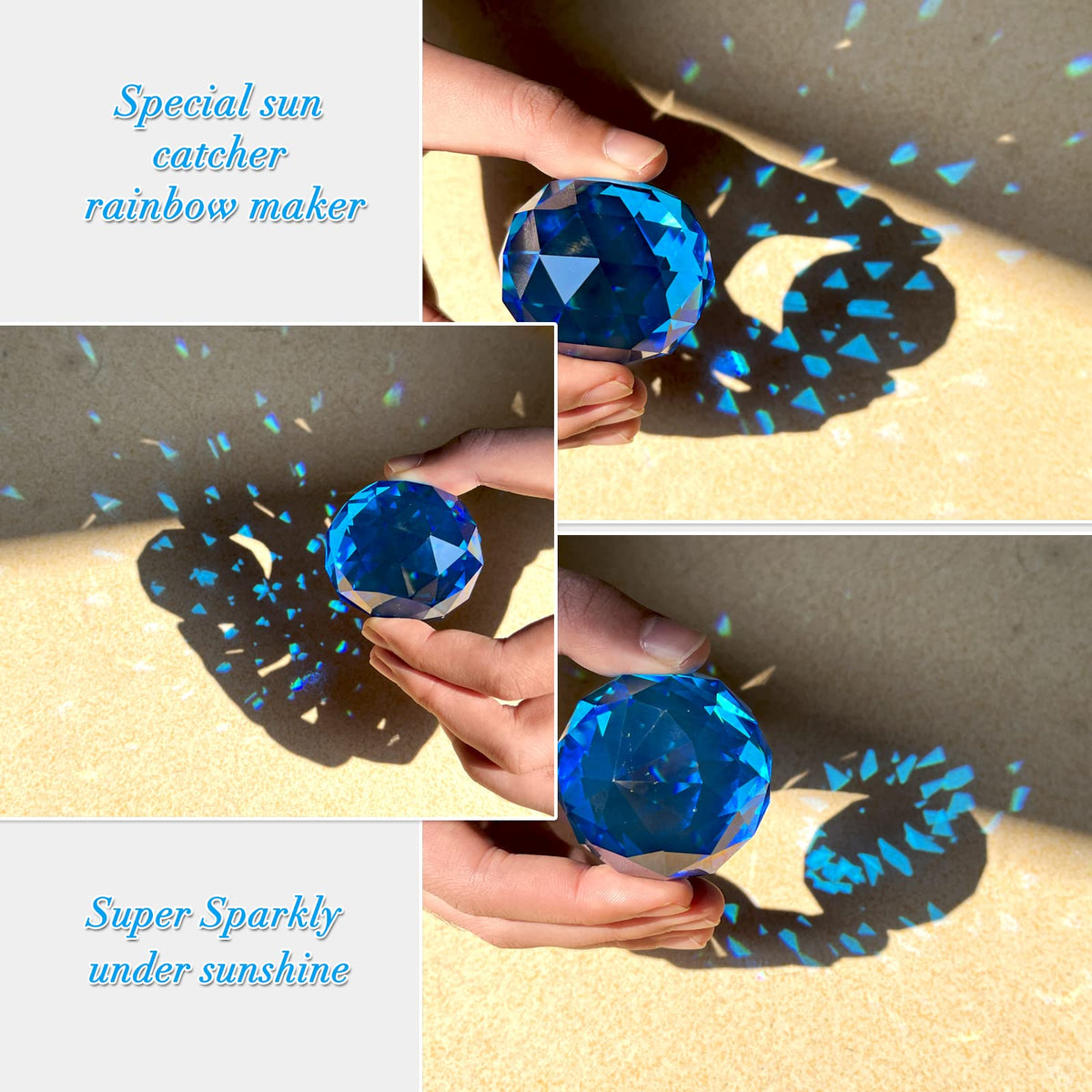 FONMY 2-inch crystal ball adds bright focal touch