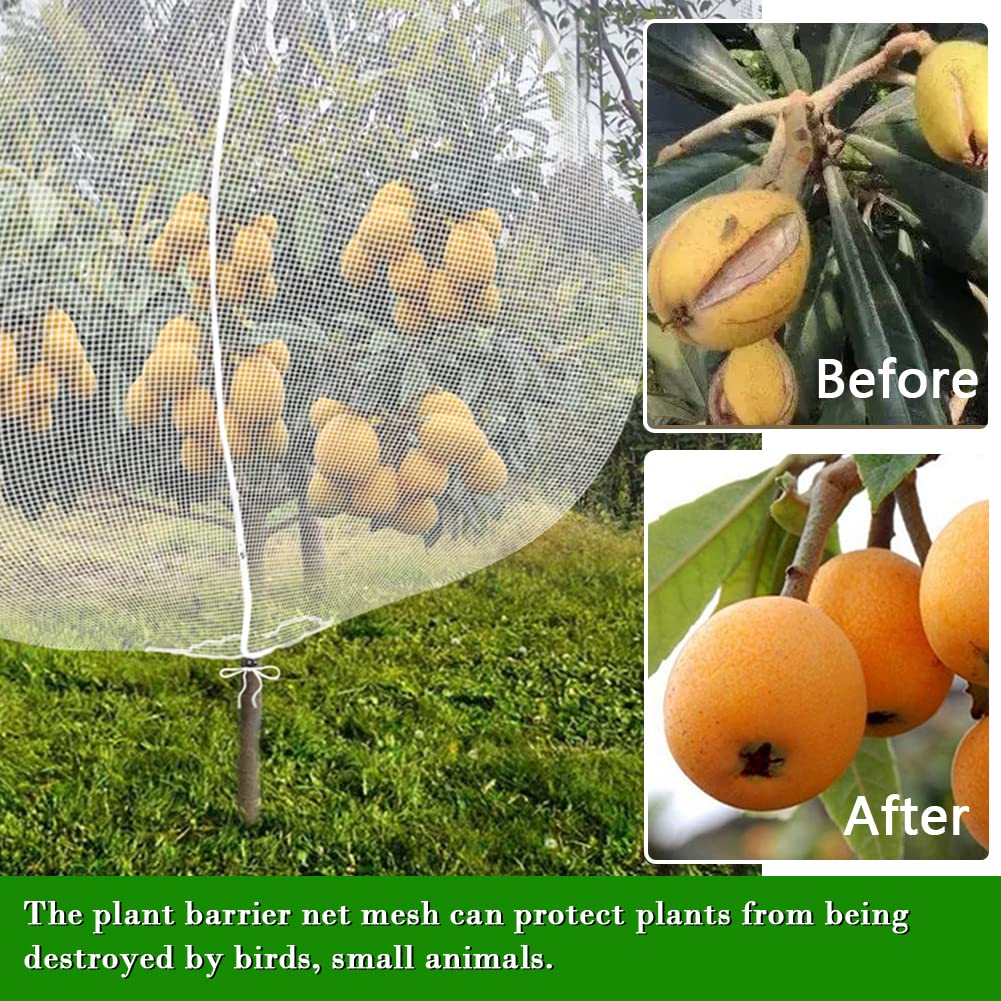 FONUNO zipper-drawstring system enables quick cover removal during pruning.