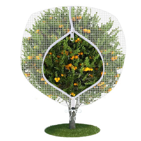 FONUNO fruit tree netting cover with zipper protects trees from birds and squirrels while vents stay open.