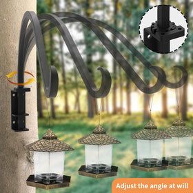 Foozet Swivel Hanger supports up to 60 lbs for sturdy displays.