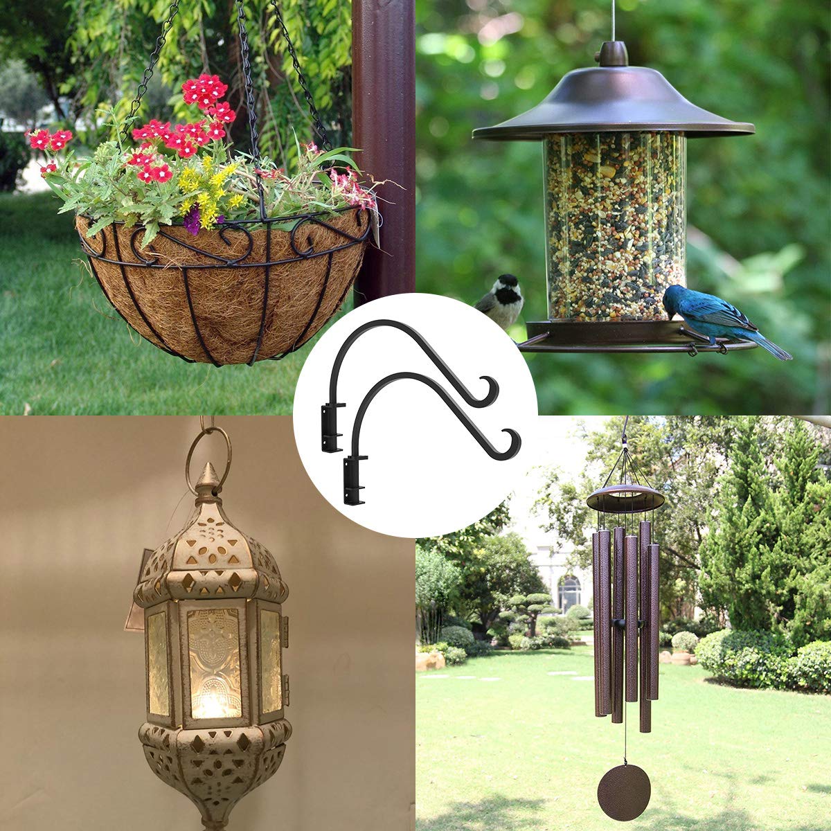 Foozet Swivel Hanger includes mounting screws for quick indoor or outdoor setup.
