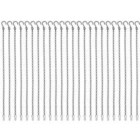 Foraineam 24-pack hanging chains 50cm for versatile garden display and easy height adjustments.