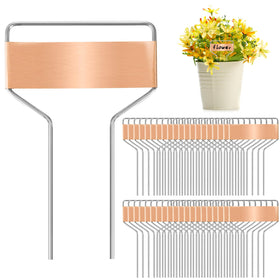 Foraineam copper plant label stake 4inch for organized garden labeling