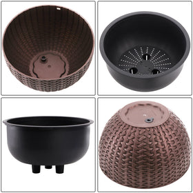Foraineam inner-pot netting-drainer keeps roots healthy by draining excess moisture.