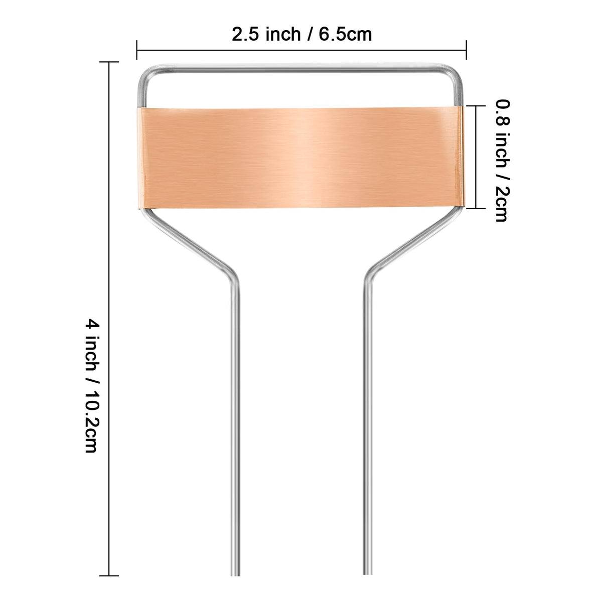 Foraineam stainless steel bracket provides durable marker support