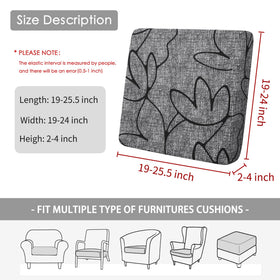 FORCHEER floral printed cushion cover adds color to patio and living space