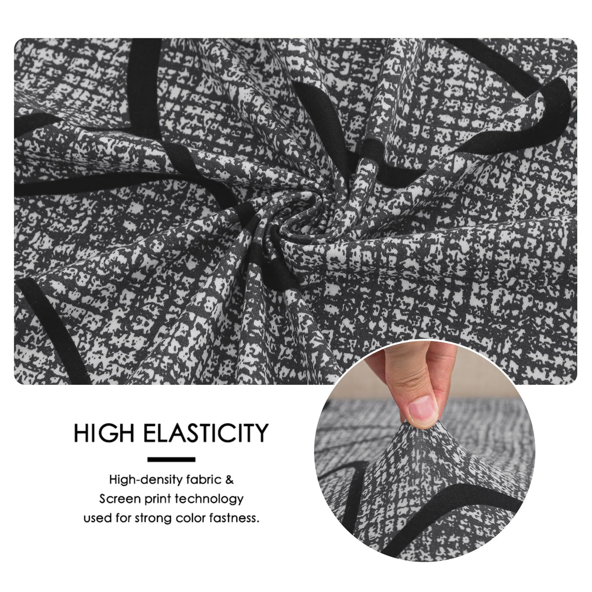 FORCHEER machine washable cushion cover cleans easily at low temperature