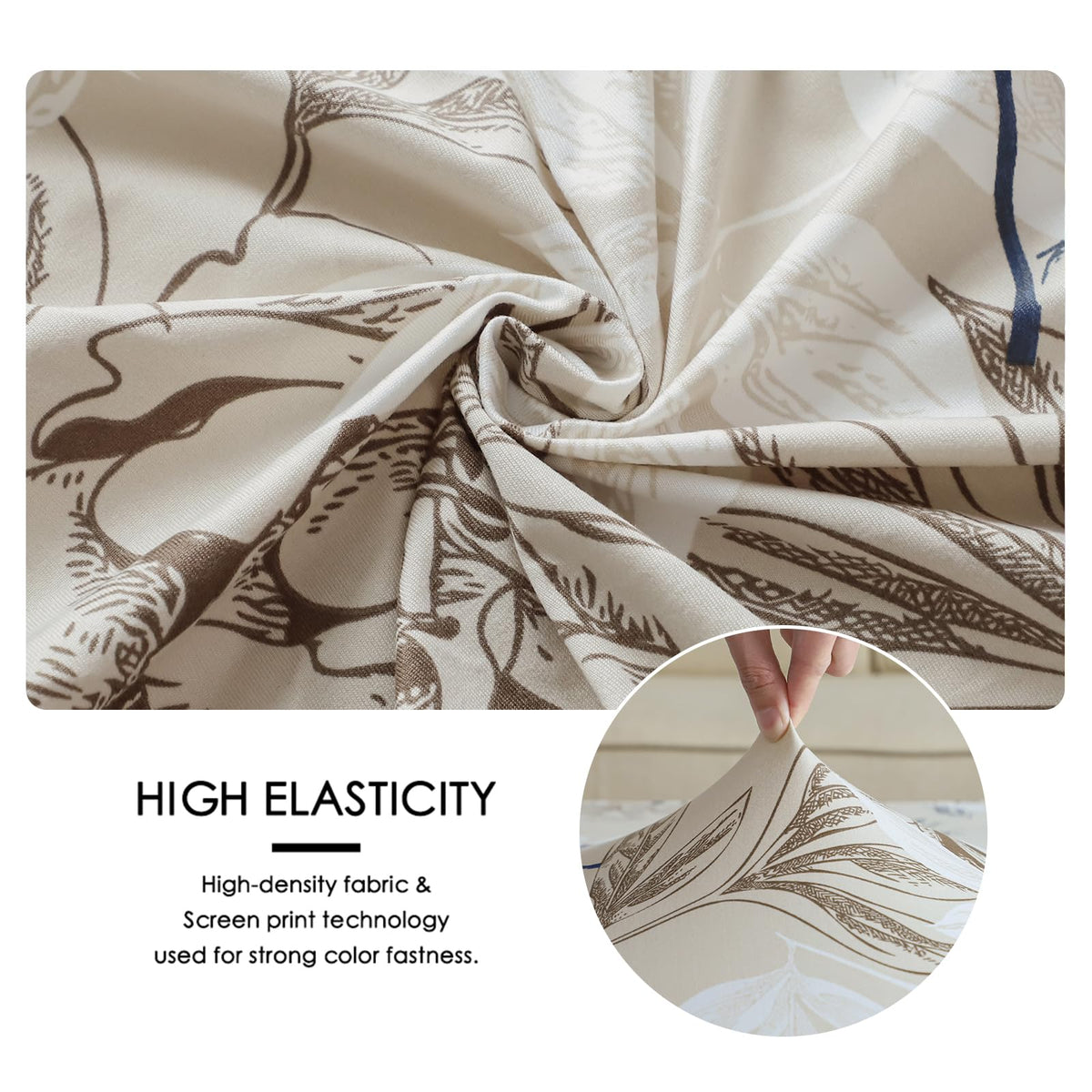 FORCHEER machine-washable cushion cover for easy care