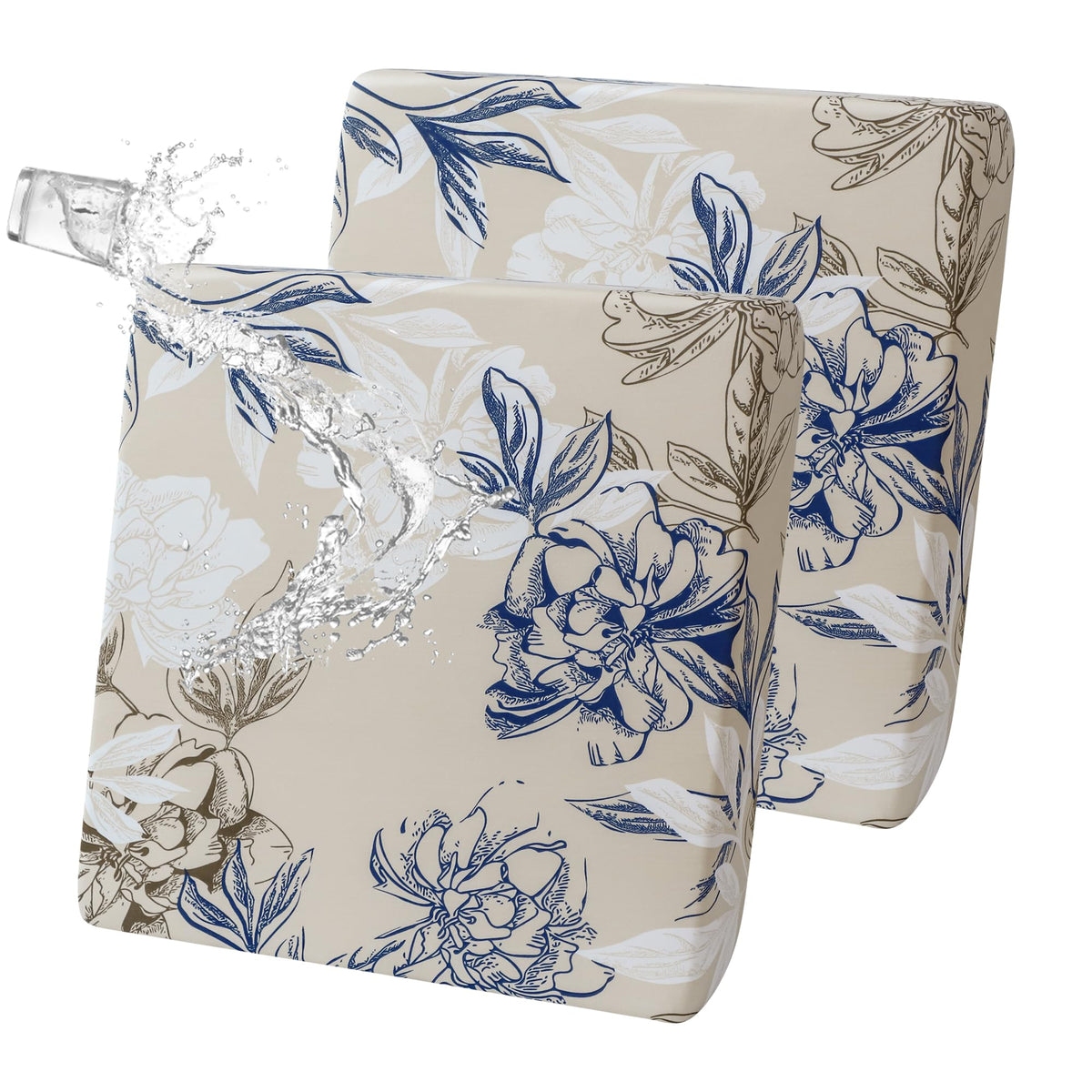 FORCHEER outdoor cushion covers with floral pattern protect 20x20 chairs in style