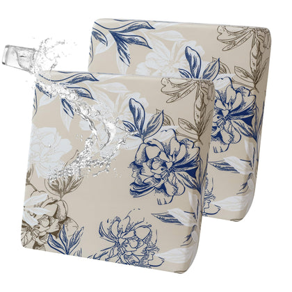 FORCHEER outdoor cushion covers with floral pattern protect 20x20 chairs in style