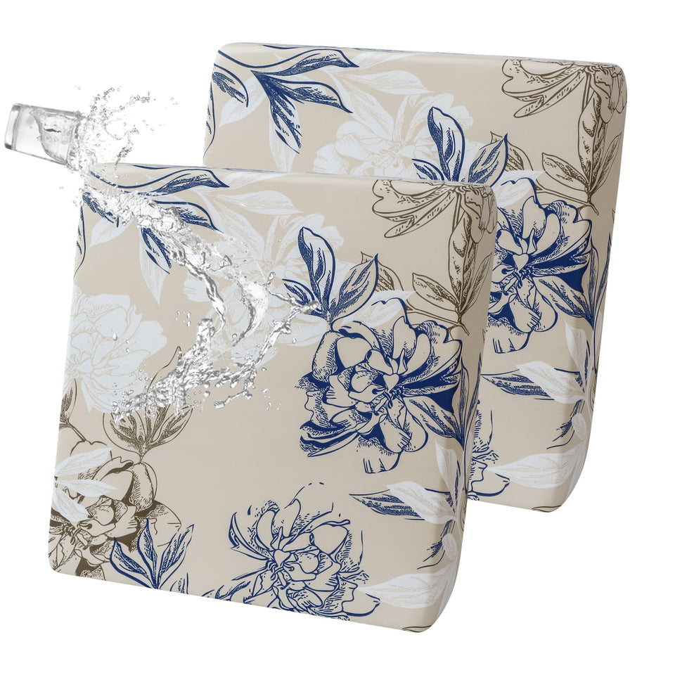 FORCHEER outdoor cushion covers with floral pattern protect 20x20 chairs in style