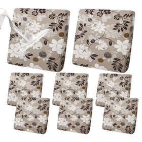 FORCHEER floral cushion cover waterproof protection for 19-24 inch cushions.