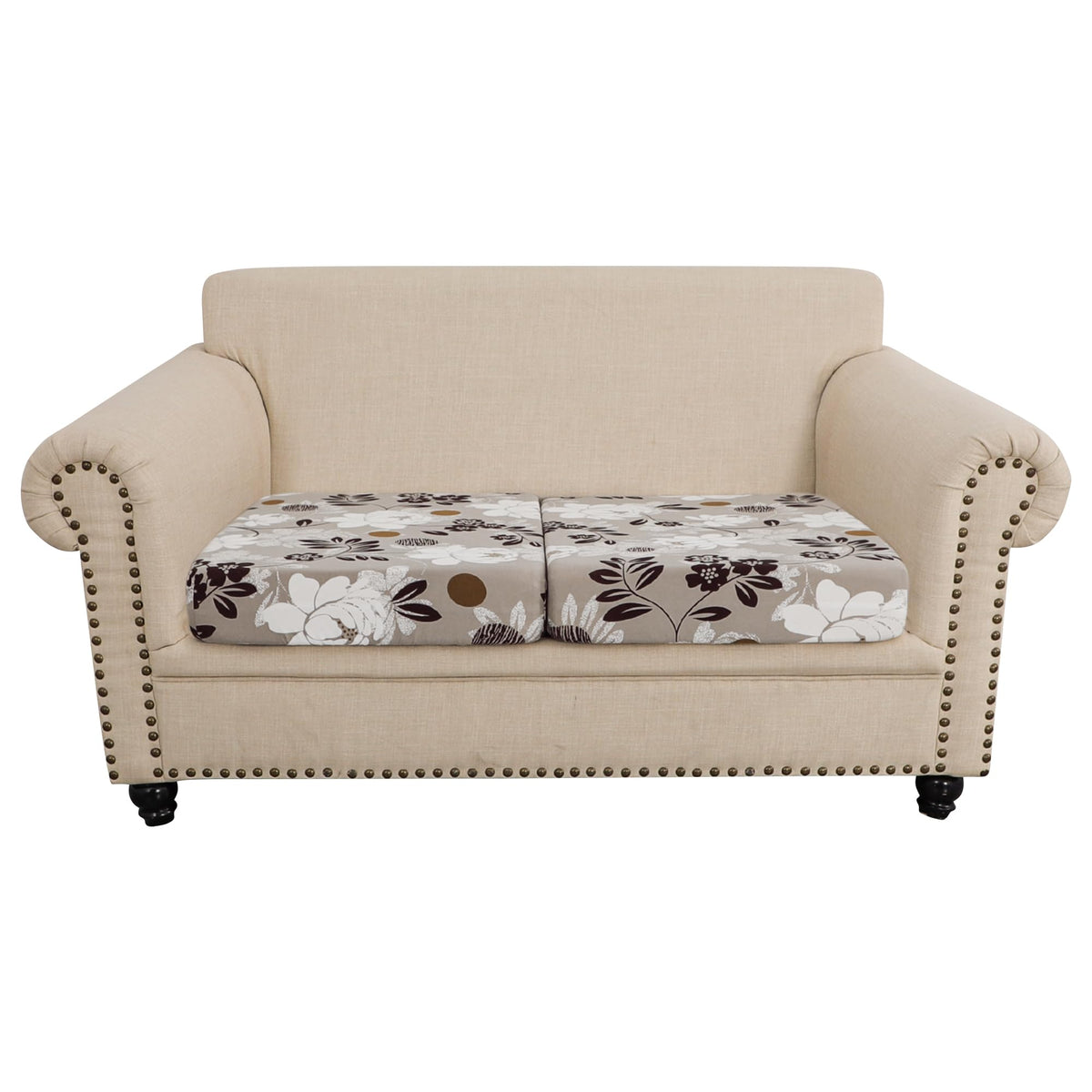 FORCHEER patio cushion cover stretch-fit enhances sofa and outdoor furniture coverage.