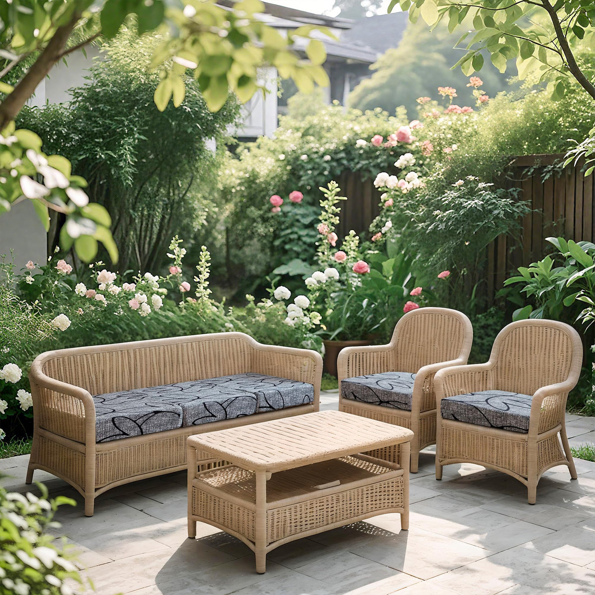FORCHEER stretch cushion cover provides 360 protection and stays secure on cushions