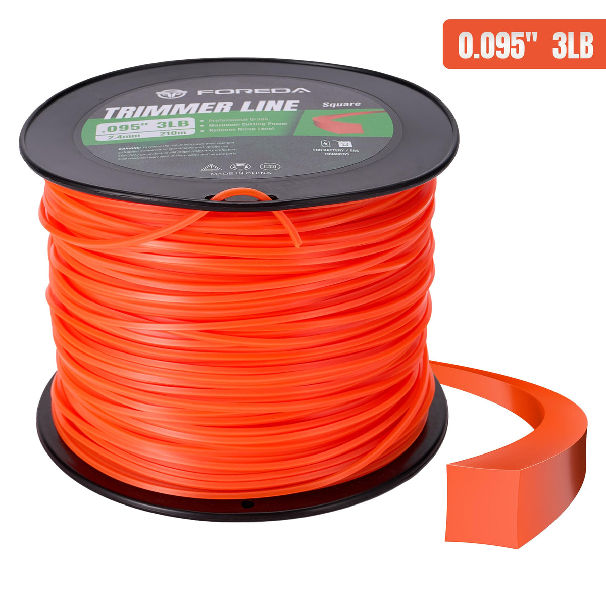 FOREDA high-strength nylon material boosts durability and cutting power