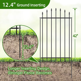 FOREHOGAR decorative roman-arch design enhances yard aesthetics while marking walkways and beds.