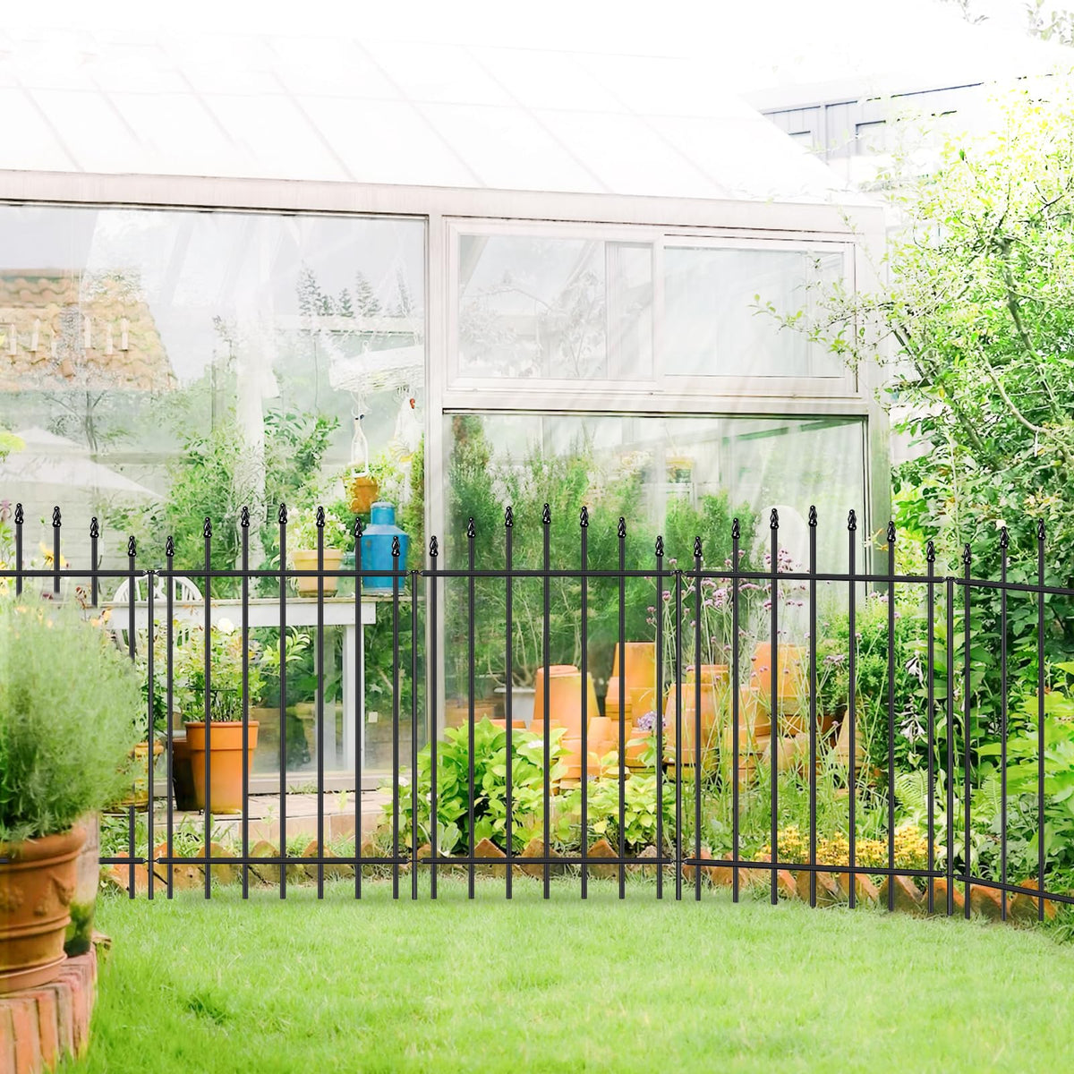 FOREHOGAR easy-install no-dig fencing ideal for pet boundaries