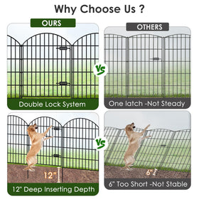 FOREHOGAR expandable border system lets you extend fencing as your yard grows.