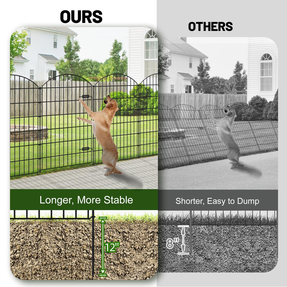 FOREHOGAR expandable fence system lets you extend along gardens and beds