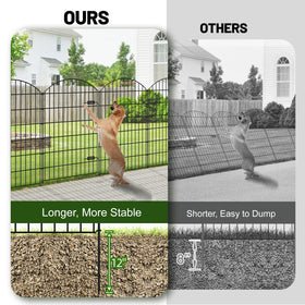 FOREHOGAR expandable fence system lets you extend along gardens and beds