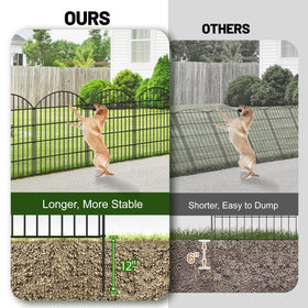 FOREHOGAR extendable fence panels used to cover a larger area.