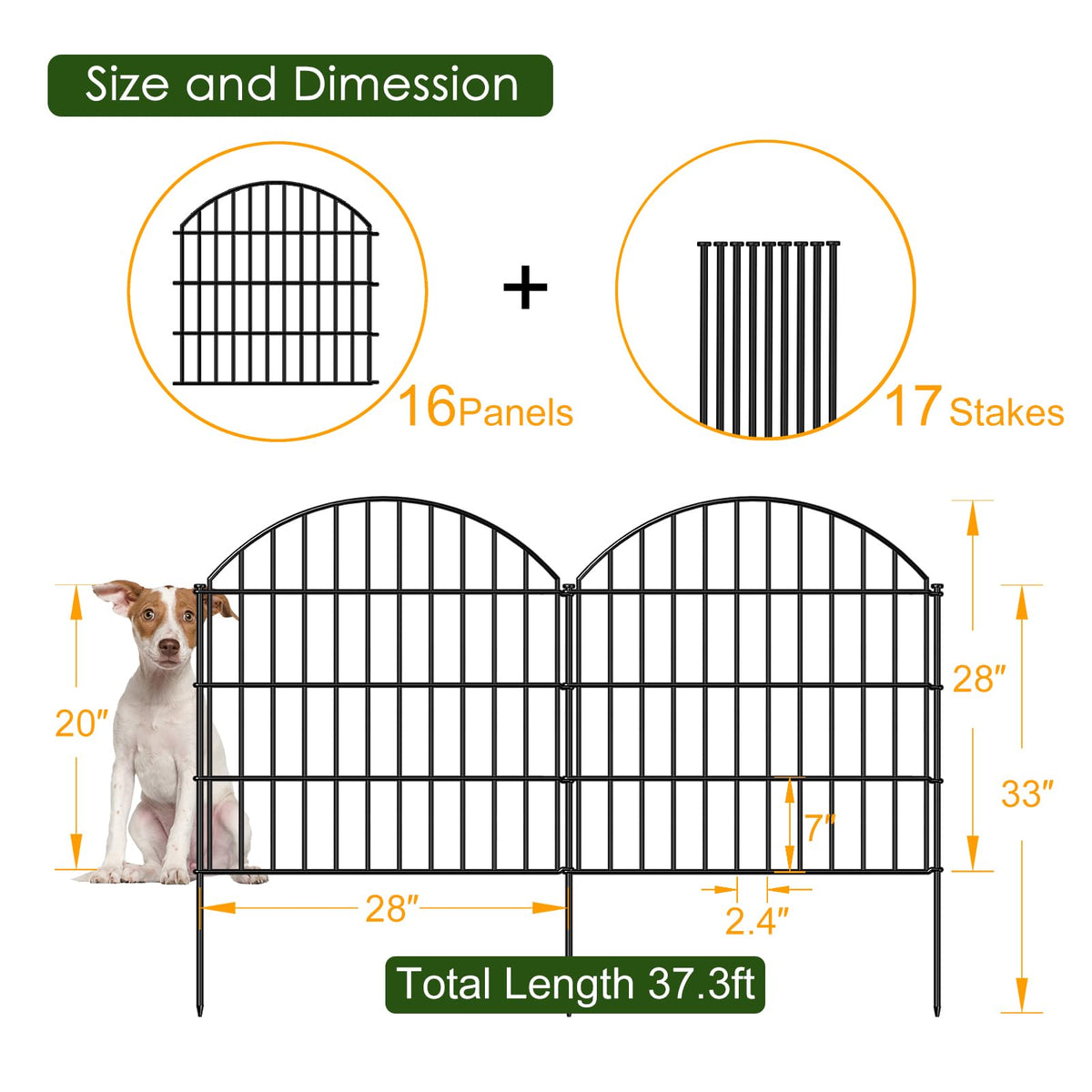 FOREHOGAR extended-length fencing enables scalable borders along landscapes.