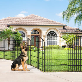FOREHOGAR fence panels 28in wide create a sturdy, adjustable boundary for yards