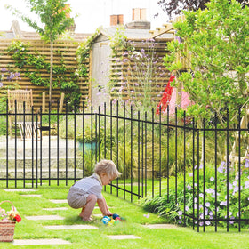 FOREHOGAR fence panel 36-inch demonstrates sturdy yard borders.